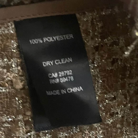 House of Harlow 1960 Knit Shimmer Tweed Pattern Long Duster - Picture 9 of 9